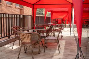 Μπαλκόνι ή βεράντα στο Hotel Hualimei