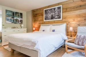 Giường trong phòng chung tại Apartment Mühlegaden - GRIWA RENT AG
