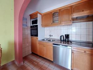 Kuchyň nebo kuchyňský kout v ubytování Apartments and Room Ivanka Petar