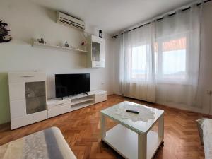 TV a/nebo společenská místnost v ubytování Apartments and Room Ivanka Petar