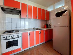 Kuchyň nebo kuchyňský kout v ubytování Apartments and Room Ivanka Petar