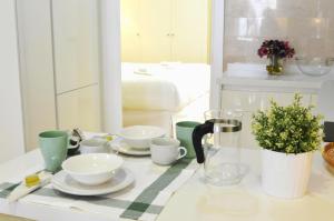 Coffee and tea making facilities at HomeySeville-Penthouse Cathedral Tomas de Ibarra St 6 pax, Parking Optional