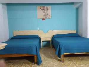 Voodi või voodid majutusasutuse Hotel Viena toas