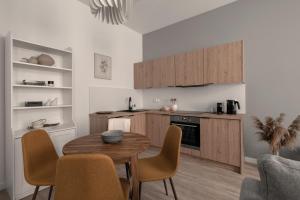 Η κουζίνα ή μικρή κουζίνα στο HARBOR APARTMENTS - Sobieskiego