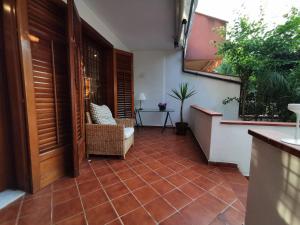 A balcony or terrace at Villa Iris - Mondello