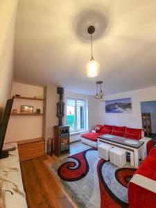 Χώρος καθιστικού στο Bjelašnica apartman