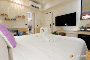 Letto o letti in una camera di Mika BnB