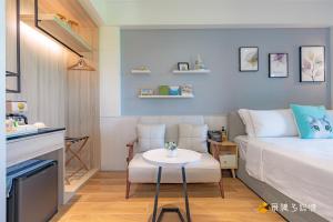 Letto o letti in una camera di Mika BnB