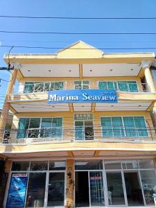 a building with a sign that reads marina seawasy at Marina Seaview Krabi in Krabi town