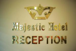 Certifikát, hodnocení, plakát nebo jiný dokument vystavený v ubytování Majestic Hotel