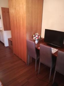 TV a/nebo společenská místnost v ubytování Apartment Christopherhof 56 Grafenwiesen
