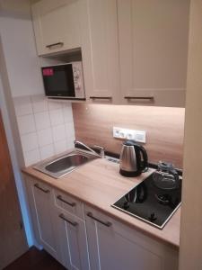 Kuchyň nebo kuchyňský kout v ubytování Apartment Christopherhof 56 Grafenwiesen