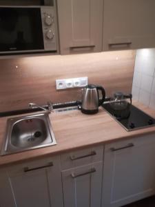 Kuchyň nebo kuchyňský kout v ubytování Apartment Christopherhof 56 Grafenwiesen
