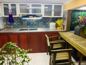 Kuchyň nebo kuchyňský kout v ubytování Sunny Hanoi Homestay