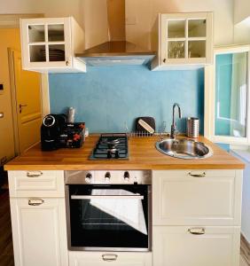 A kitchen or kitchenette at San Ranieri Tiny Tower