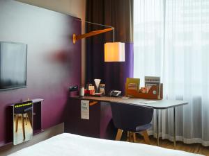 Postelja oz. postelje v sobi nastanitve 25hours Hotel Zürich West