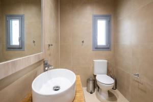 Koupelna v ubytování Bella Karpathos Villas