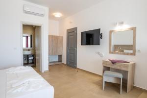 Postel nebo postele na pokoji v ubytování Bella Karpathos Villas