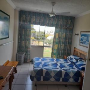 a bedroom with a bed and a window at 102 Santana Holiday Resort in Margate