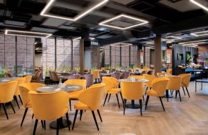 Reštaurácia alebo iné gastronomické zariadenie v ubytovaní Leonardo Boutique Hotel Krakow Old Town