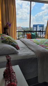 Postel nebo postele na pokoji v ubytování aparhotel 1309