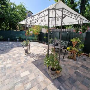 Vonkajšia záhrada v ubytovaní Hanna Villa Siófok