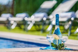 The swimming pool at or close to Ideal Property Mallorca - Can Micalo