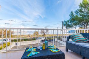 A balcony or terrace at Ideal Property Mallorca - Can Micalo
