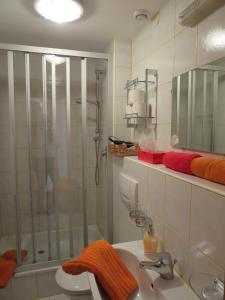 Kúpeľňa v ubytovaní Lili's Appartements + 37 fotografií