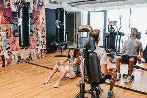 The fitness centre and/or fitness facilities at Hotel Rudolf