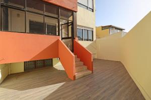 an external view of a building with a staircase at FLH Porto Classic Design with Terrace in Porto