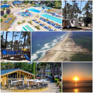 En strand i nærheden af lejligheden