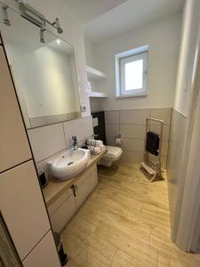 Kúpeľňa v ubytovaní Haus am Wanderweg