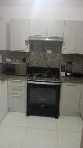 Kuchyň nebo kuchyňský kout v ubytování Apartamento Santo Domingo Norte