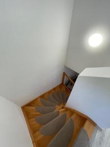 Postel nebo postele na pokoji v ubytování Ferienwohnung Einstein