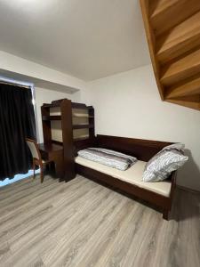 Postel nebo postele na pokoji v ubytování Ferienwohnung Einstein