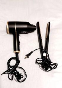 a black hair dryer at Gorgeous Private Studio LIMA-Own Bathroom-Near Airport in Lima
