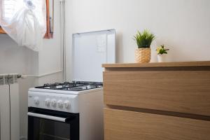 A kitchen or kitchenette at Loft in Centro - Sestola
