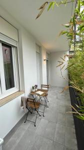 A balcony or terrace at Casa Veronica nel cuore di Padova