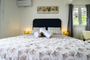 Uma cama ou camas num quarto em VILLA EDINA , Exceptionnel aux Trois ILETS,T3 vue incroyable sur FDF