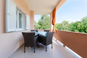 Balkón alebo terasa v ubytovaní Apartments Slavica