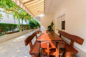 Balkón nebo terasa v ubytování Apartments Ruza A