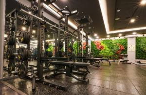 Fitness centrum a/nebo fitness zařízení v ubytování Camphortree Hotel and Resort