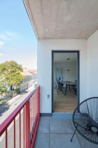 Balkón alebo terasa v ubytovaní Grüne und zentrale Ruhelage im Neubau mit Balkon