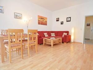 Posezení v ubytování Villa Strandidyll Wohnung 7