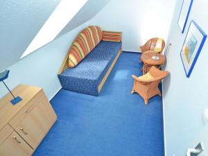 Posezení v ubytování Villa Vilmblick - Wohnung 23 mit Meerblick-Balkon