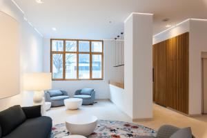 Uma área de estar em Studiohouse Frankfurt