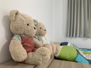 Voodi või voodid majutusasutuse Daiwen Homestay toas