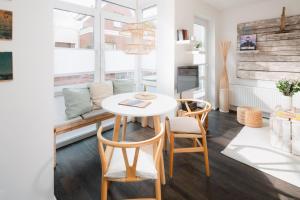 Kuchyň nebo kuchyňský kout v ubytování Haus Salz&Sand Wohnung Salz + 22 fotografií