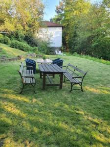 Zahrada ubytování Ferienhaus Dreamholiday - Stilvolles großes Ferienhaus mit Garten